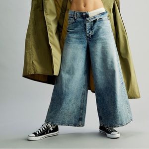 Free People Landry Wide Leg Jeans